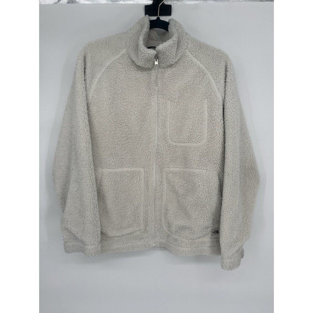 Womens The North Face Ridge Fleece Heavyweight Full Zip Sweater Jacket‎ Medium